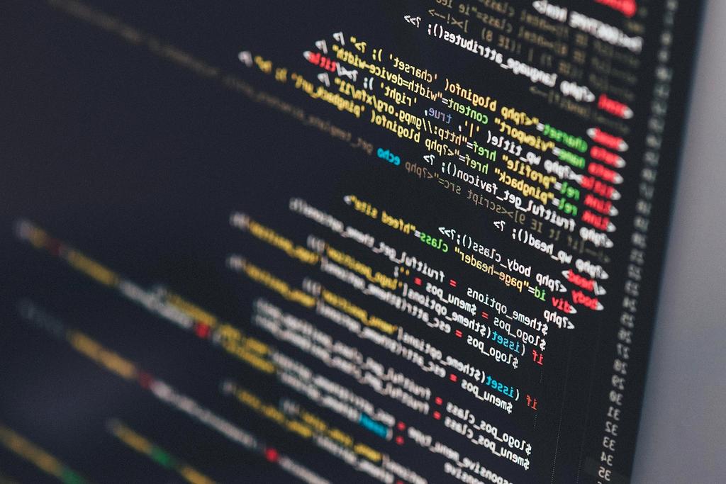 Open laptop with futuristic digital interface elements